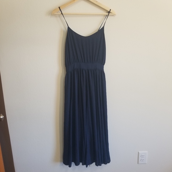 NWT Paper Crown Navy Mesa Swing Dress - Picture 3 of 8